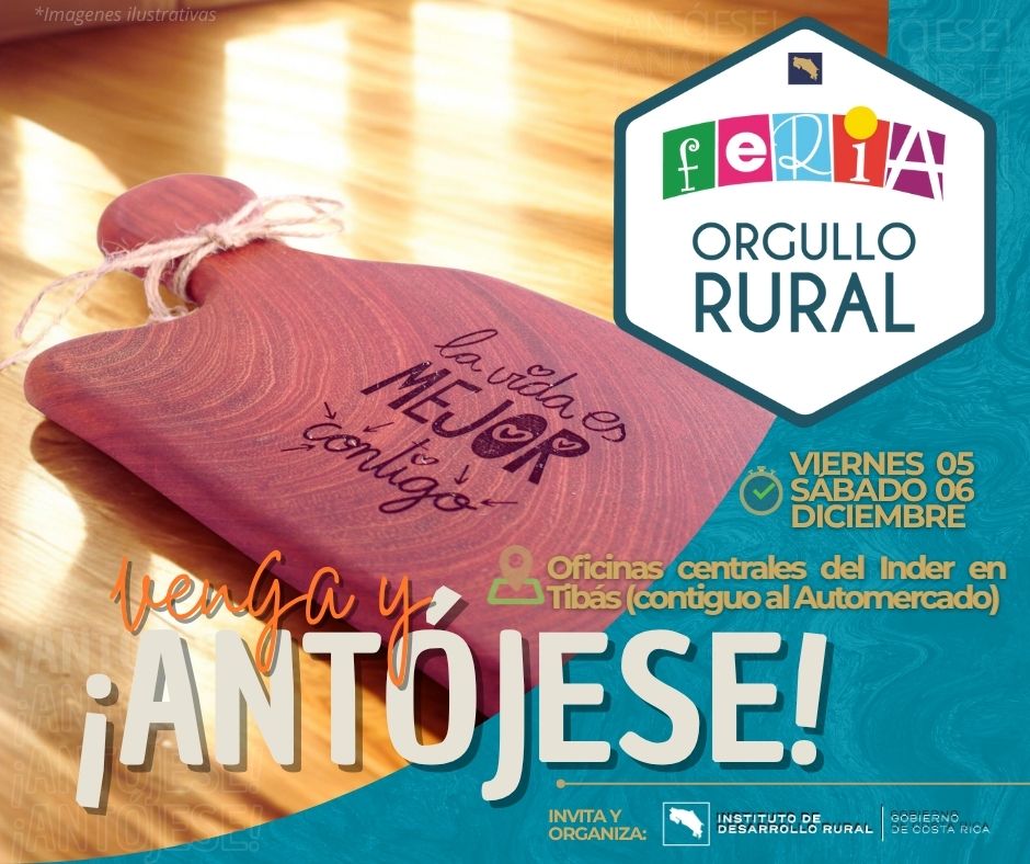 feria del orgullo rural 2025 en Tibás productos locales y regalos