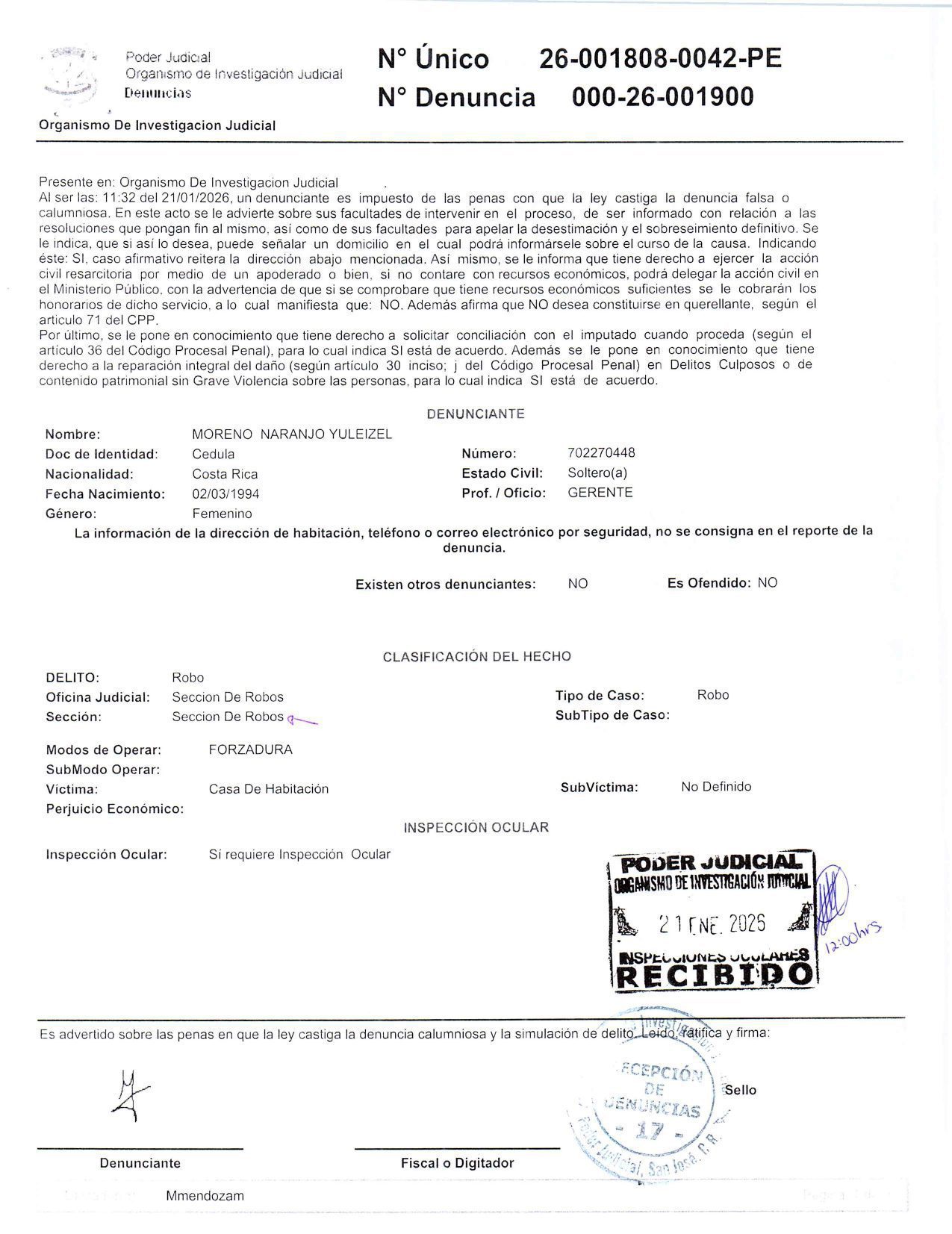 PUSC denuncia robos en su sede central