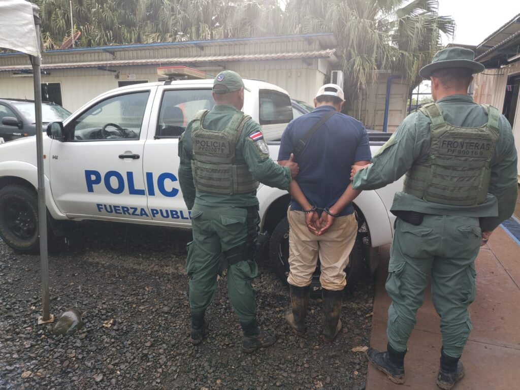 “Policía de Fronteras detiene sospechosos en Los Chiles”