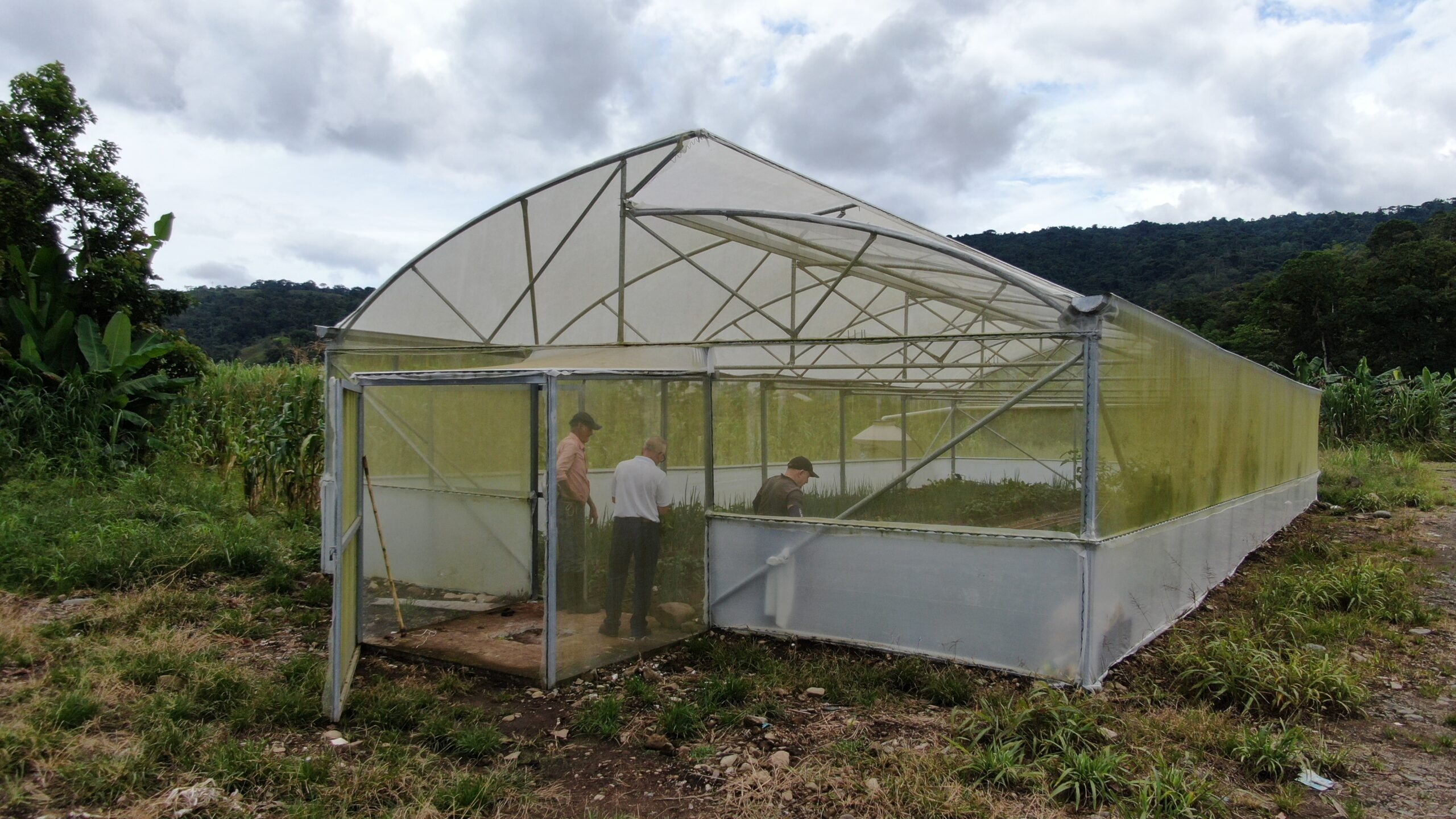 Inder en Cartago entrega invernaderos y escrituras