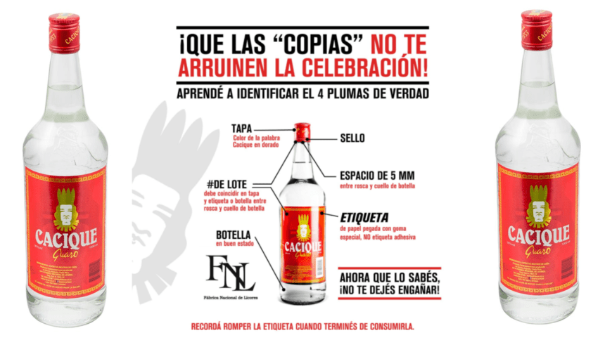 clonación de Guaro Cacique