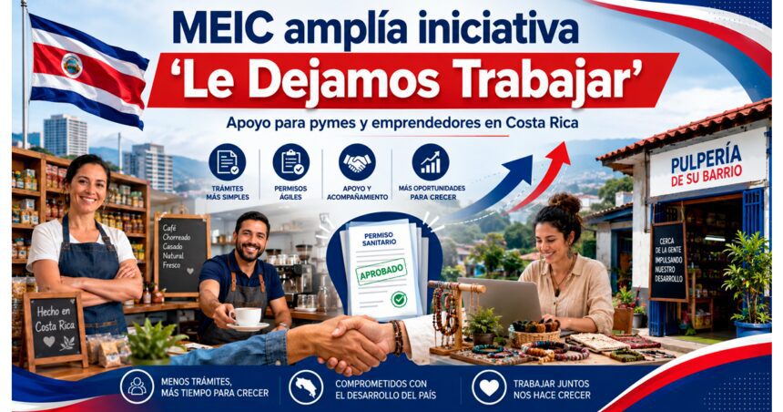 “Le Dejamos Trabajar” para pymes y emprendedores