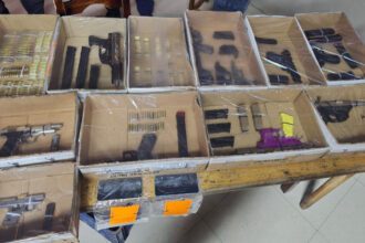 armas, limón 2000, fuerza pública, taller armas, decomiso, municiones, seguridad ciudadana, limón, costa rica, fabricación casera