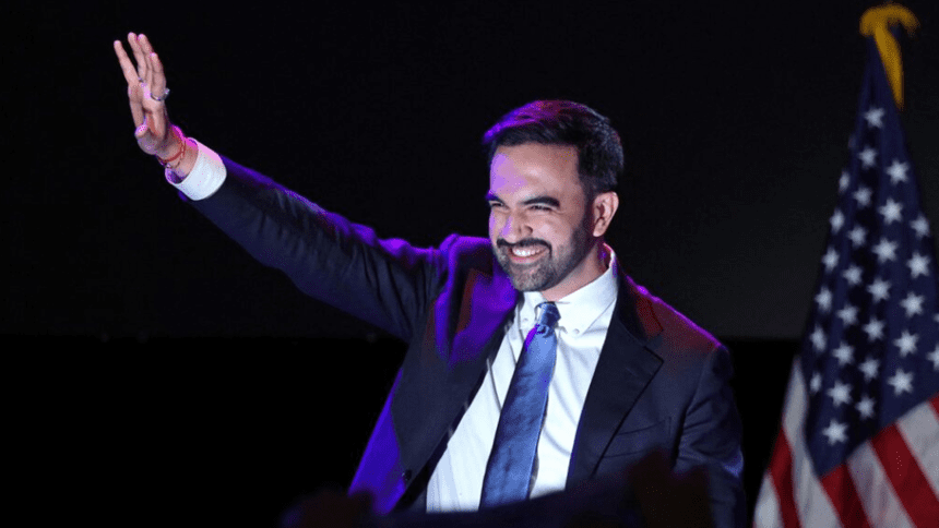 纽约市新市长曼达尼宣誓就职