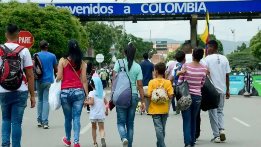 哥伦比亚预警下的边境管控画面