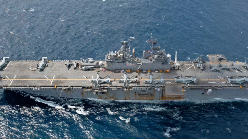Escuadrón anfibio Estados Unidos Venezuela – USS Iwo Jima en operación