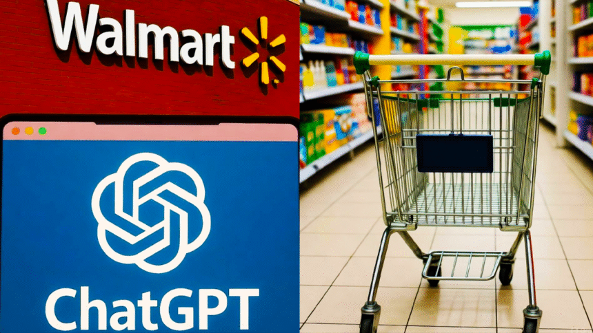 Walmart y ChatGPT integran inteligencia artificial en compras online.