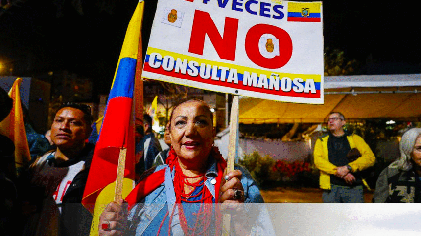 ecuador rechaza bases militares extranjeras referéndum decisión soberana