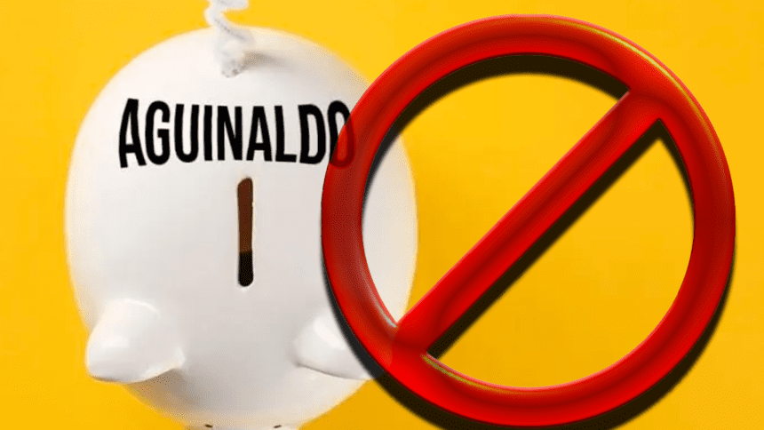no pago aguinaldo