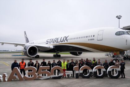 StarLux Airlines recibe su primer A350-1000 pilotado