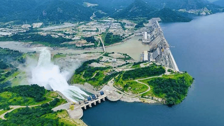Vista panorámica de la presa del Nilo Azul en Etiopía
