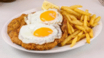 Plato con frituras mostrando daños de frituras