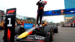 Verstappen Azerbaiyán celebra victoria en Bakú