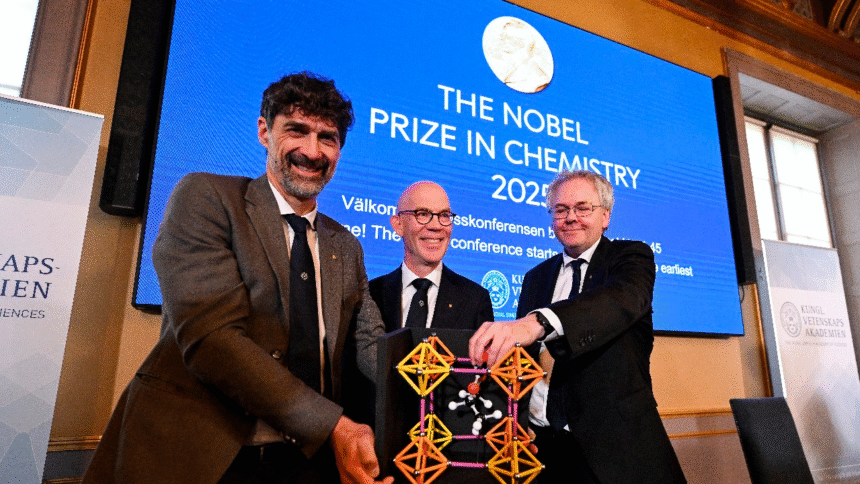 Nobel de Química 2025 inspirado en la mochila de Hermione