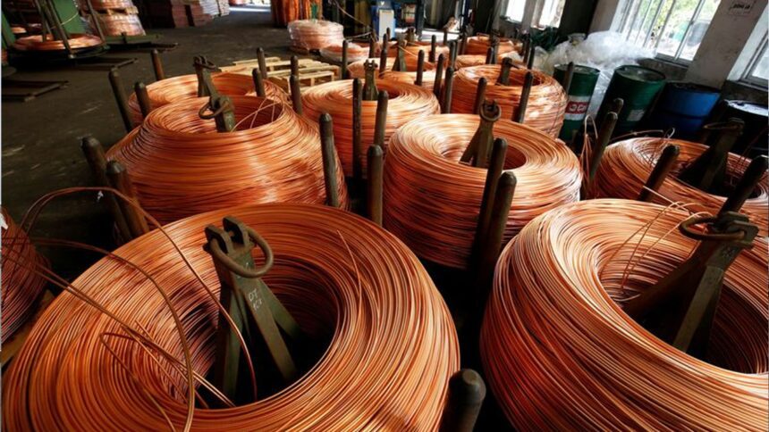 precio del cobre al alza y aumento de robos de cable