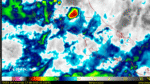 Mapa de Costa Rica con pronóstico de lluvias intensas del IMN