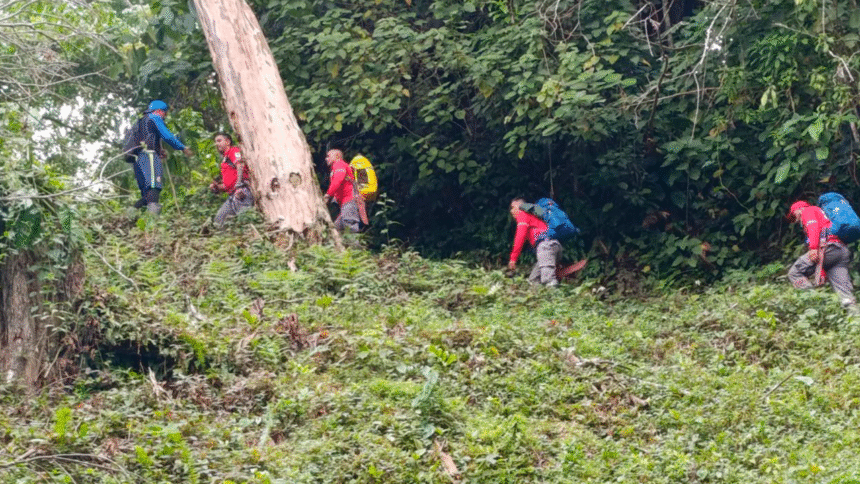 Cruz Roja evacuación aérea Talamanca