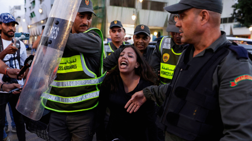 摩洛哥Z世代青年抗议社会不平等