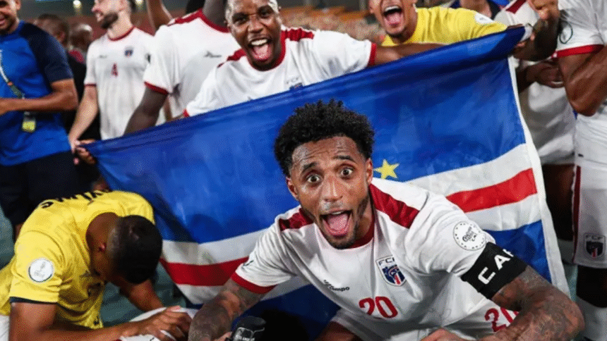 Selección de Cabo Verde celebra su clasificación al Mundial 2026.