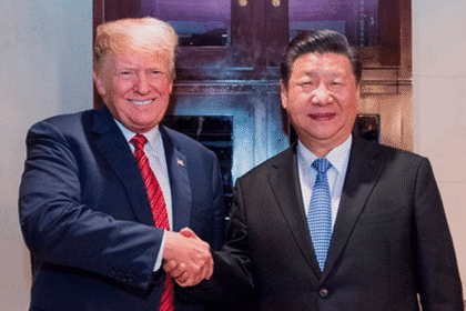 特朗普与习近平会晤