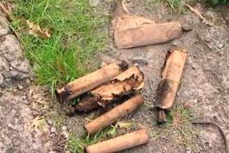 accidente con pólvora atendido por Cruz Roja