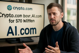  Economía digital: Crypto.com paga 70 millones por AI.com