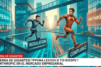 ¡Guerra de gigantes! OpenAI le pisa los talones a Anthropic en el mercado empresarial