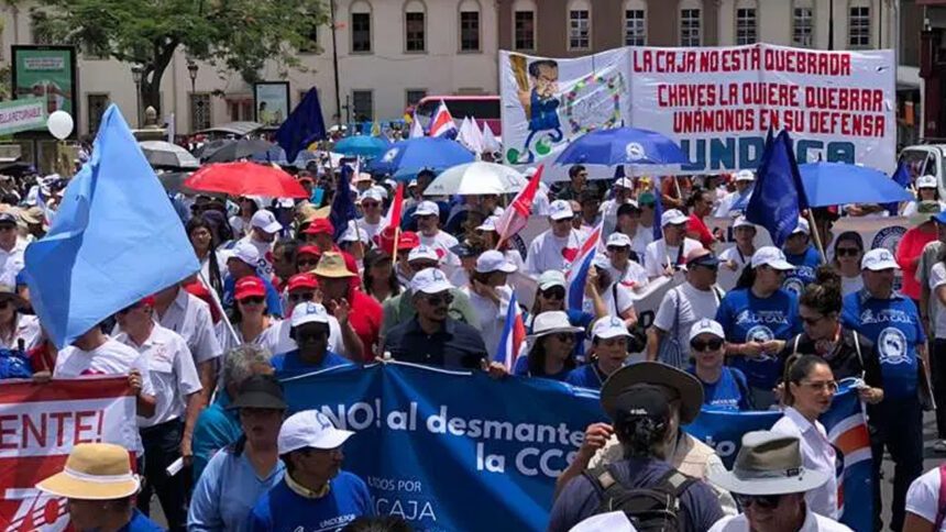 Unidad Sindical de la CCSS convoca a gran concentración el 25 de marzo en San José