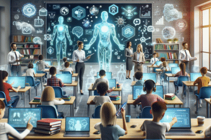 IA escolar con padres en casa