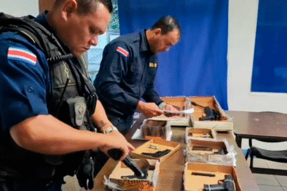 Fuerza Pública Heredia decomiso de armas