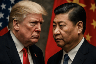 中国回应美国 贸易战新闻发布会现场