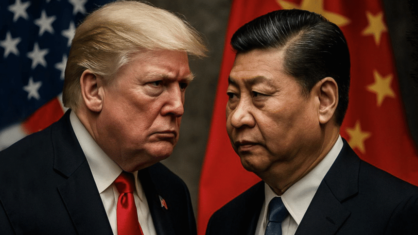 中国回应美国 贸易战新闻发布会现场