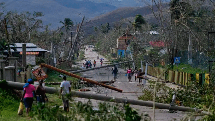 飓风梅丽莎重创古巴与牙买加