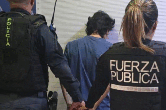 aprehensión de integrante criminal en Pavas Fuerza Pública Los diablos