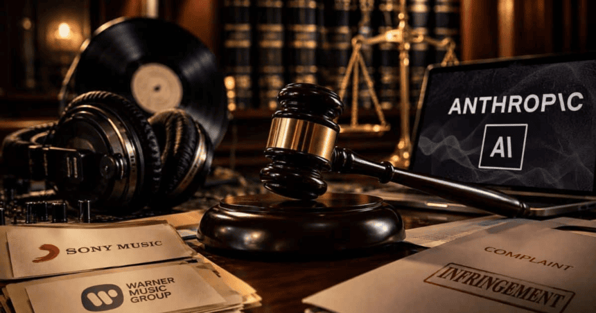 Sony y Warner demandan millonariamente a Anthropic por copyright