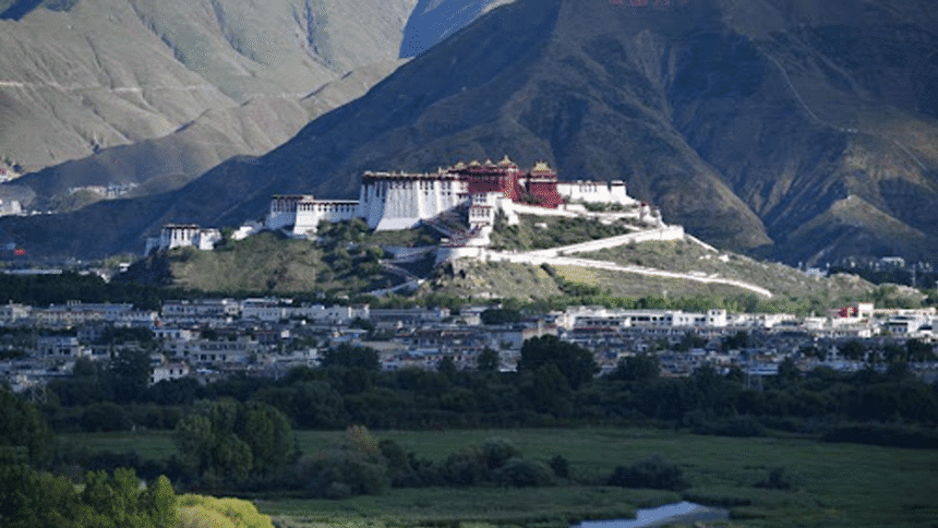 拉萨拉鲁湿地生态保护自然景观