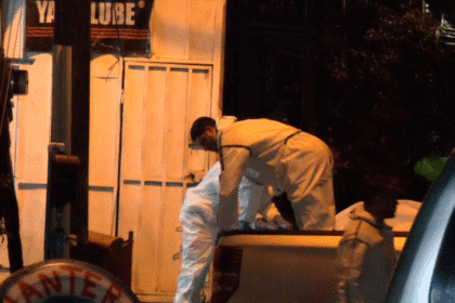 Escena de balacera en Quepos, Puntarenas