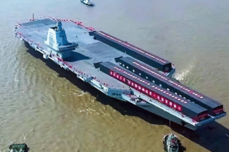 Catapulta electromagnética del portaaviones chino Fujian