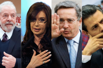 Líderes latinoamericanos enfrentan procesos judiciales por corrupción y abuso de poder.