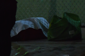 Escena de homicidio en San Sebastián investigada por el OIJ.