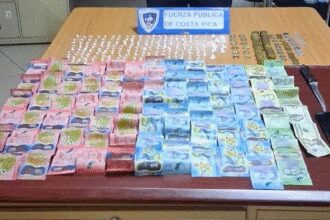 fuerza pública decomisó droga a menor en heredia