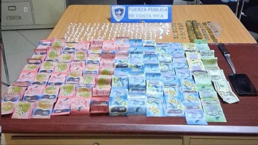 fuerza pública decomisó droga a menor en heredia