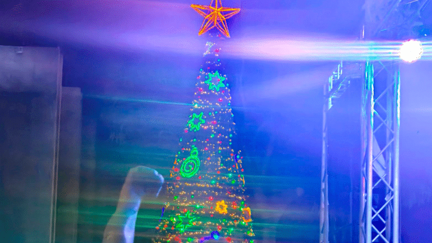 Imagen de Navidad con JPS en actividades en Puntarenas