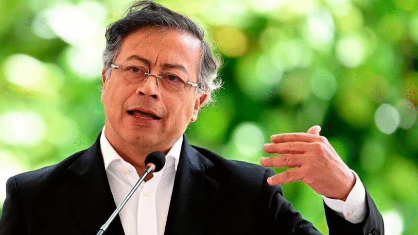 哥美关系紧张背景下的外交声明场景