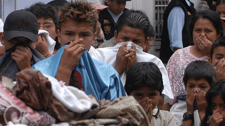 危地马拉暴力遗体发现现场