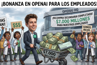 ¡Lluvia de millones! OpenAI cierra megaoperación de $7.000 millones para sus empleados