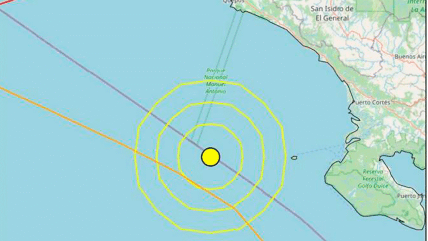 sismo en Uvita Puntarenas