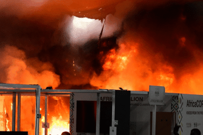 巴西COP30 蓝区火灾现场安全隐患示意图