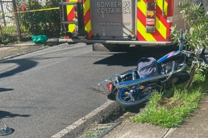 Accidente en Belén motociclista fallecido