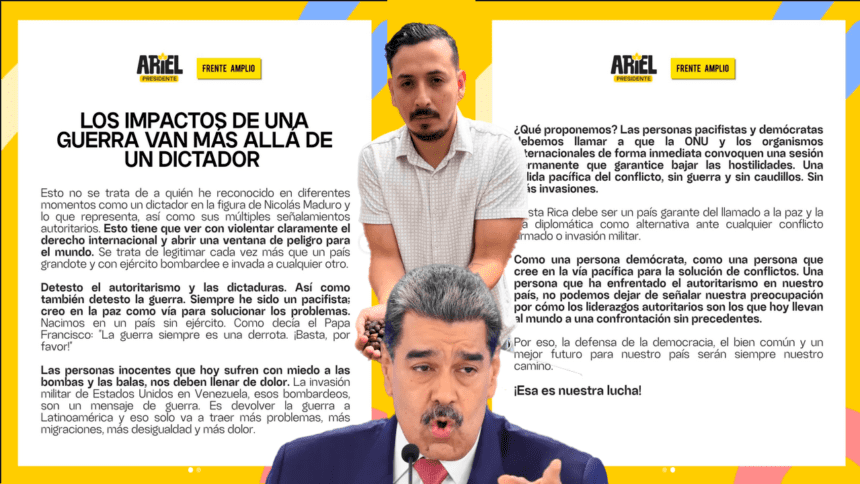 Ariel Robles ofrece mensaje sobre guerra, paz y la invasión militar en Venezuela